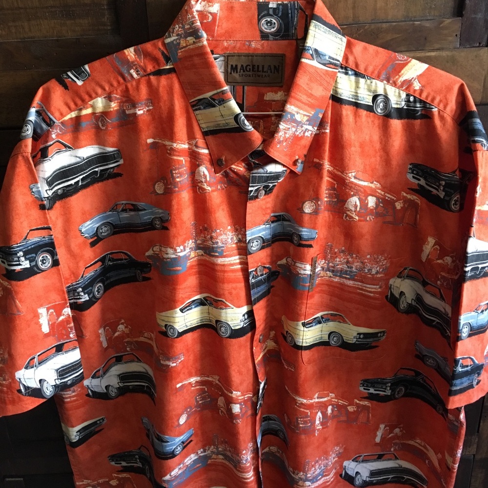 MAGELLAN short sleeve button down